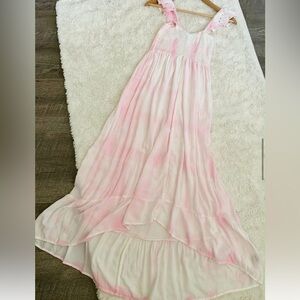 Boho Me - Elegant Pink High Low Dress